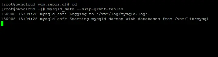 MySQL-root-Passwort zurücksetzen